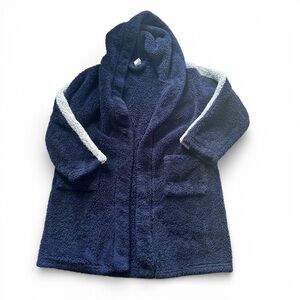 Gymboree Boys Navy Kids Thick fleece Robe 7-8